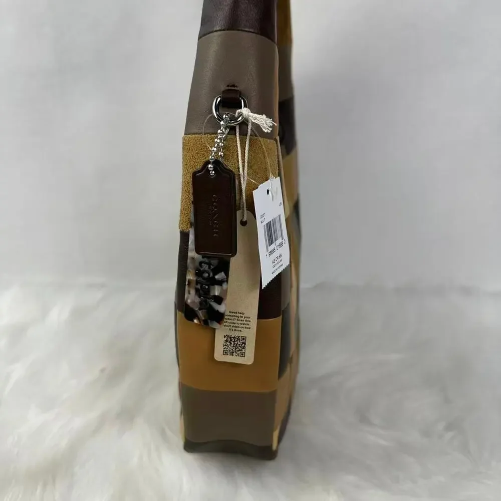 Coach Coachtopia Alter/Ego Crescent Shoulder Bag Leather Suede CCX57 Multi New